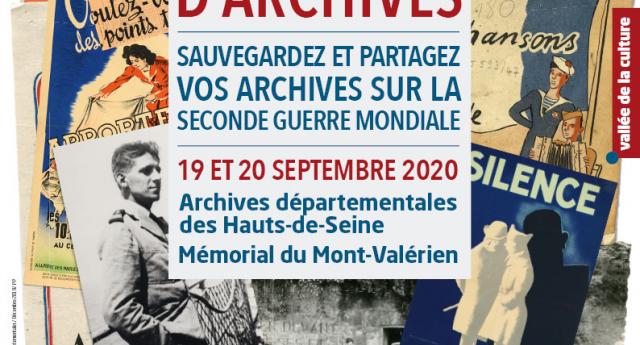 Appel à la collecte d’archives liées à la Seconde Guerre mondiale