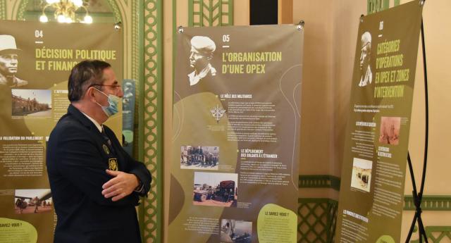 Inauguration de l&#039;exposition OPEX aux Invalides