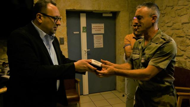 Remise de la Médaille d'Argent de l'Office au DMD du Gers