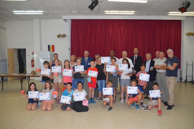 Remise des diplômes à l'école de Céreste