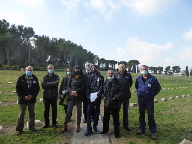 Luynes nécropole visite guidée anciens combattants