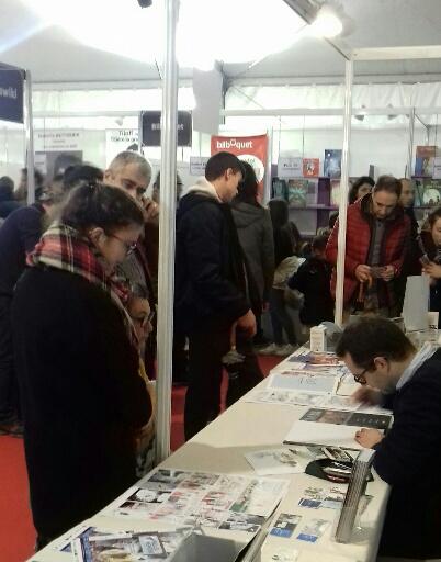 Dédicace de Loic Chevallier sur le stand ONAC - Bulles de mémoire