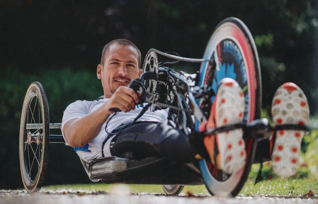 Franck ROBIN et son handbike 