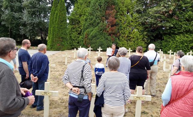 Les visites dans la nécropole Sainte-Anne d'Auray