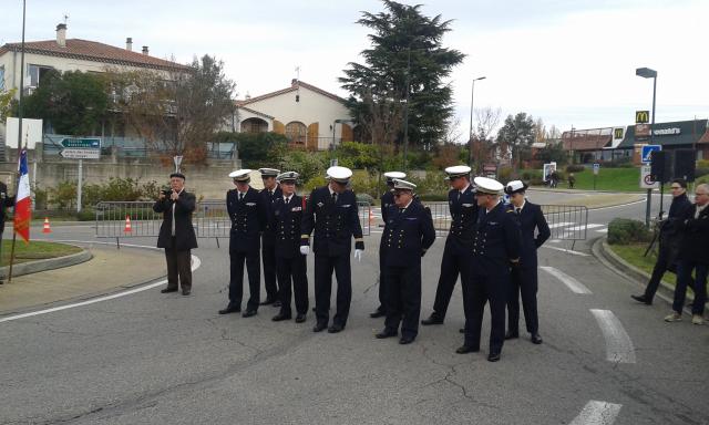 Hommage des commandos marine à leur frère d'armes