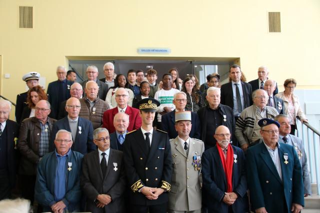 Photos des collégiens et récipiendaires