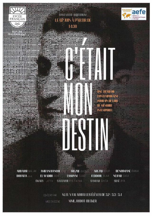 Affiche C'était mon destin