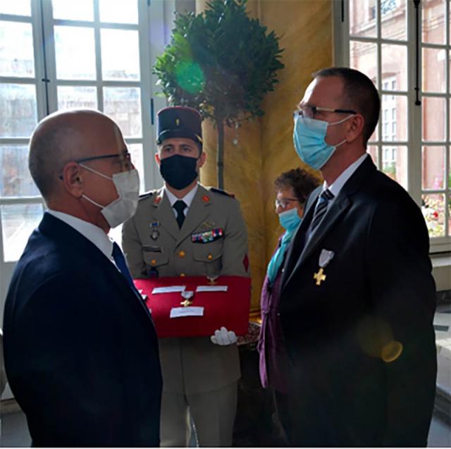 Remise de croix du Combattant