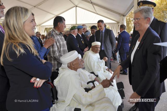 Geneviève Darrieussecq avec la délégation marocaine 