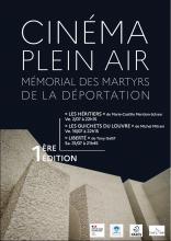 Mémorial des martyrs de la Déportation : Programme de la première édition de cinéma en plein air.