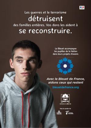 Campagne nationale d'appel aux dons au profit du Bleuet de France - Affiche 2