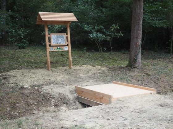 Lieu de mémoire en hommage aux harkis de Mirande et réaménagé avec le concours de l'ONF et de l'ONACVG