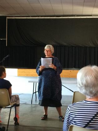 Lecture théâtralisée de témoignages de harkis du camp de Rivesaltes et de Mirande par Agnès Sajaloli