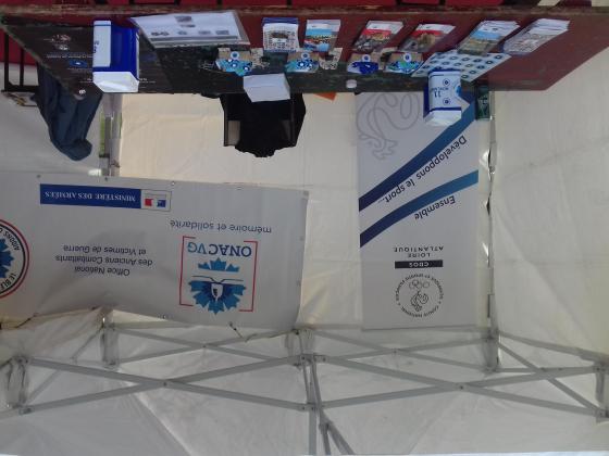 Le stand de l'ONAC et du CDOS