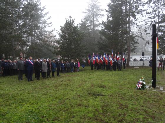 Cérémonie franco-allemande à Mont-de-Marsan, le 17 novembre 2018