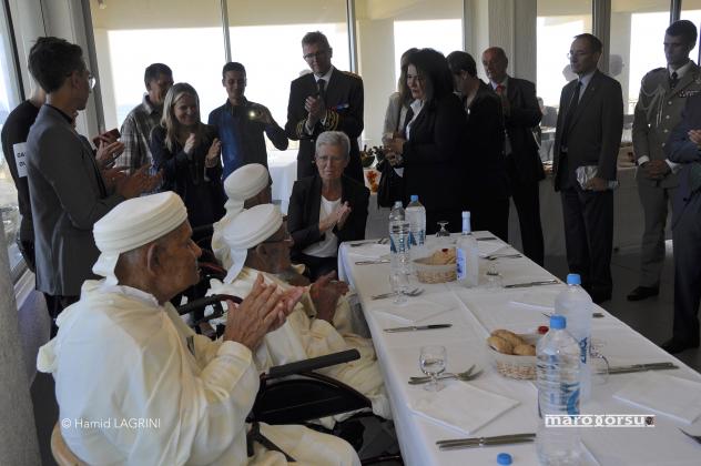 Geneviève Darrieussecq et les goumiers marocains