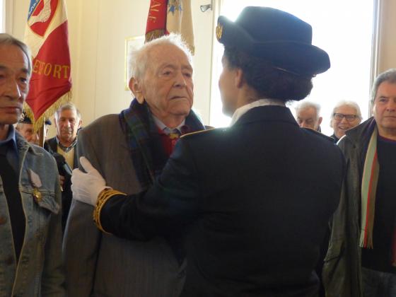 Remise de croix du combattant