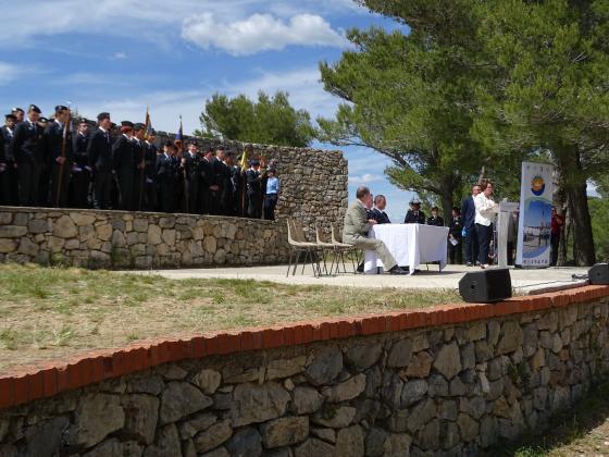 Le théâtre de verdure du Mont-Faron où s'est déroulée la cérémonie