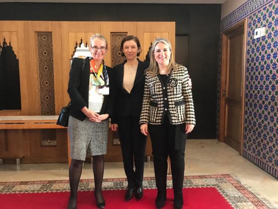 Visite de Mme PARLY au Maroc