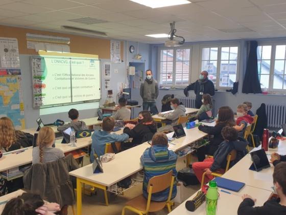 présentation à deux voix, école primaire