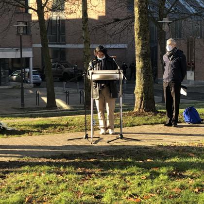 Récit du kaddish en Hébreu par Monsieur Benayoun