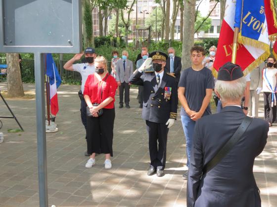 Hommage au Commandant Pierre Aubertin