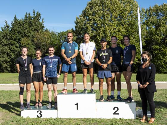 Podium semi-marathon "Courir pour nos blessés"