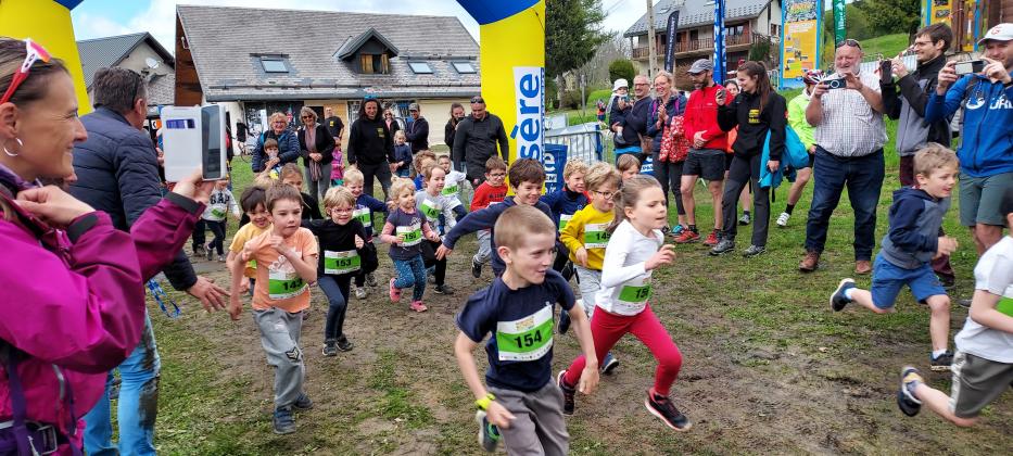 la derniere course de la journée pour les plus jeunes