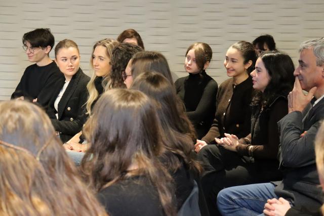 Temps d'échange avec des élèves de terminale