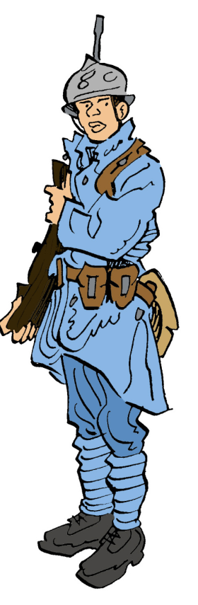 soldat couleur premier guerre mondiale