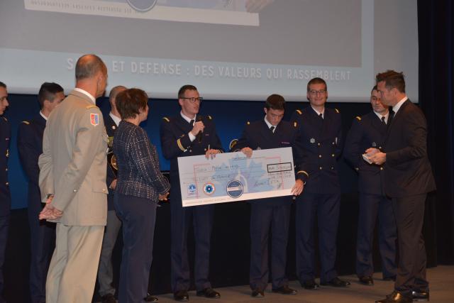 Le projet a permis de récolter 3 000 € au profit du Bleuet de France 