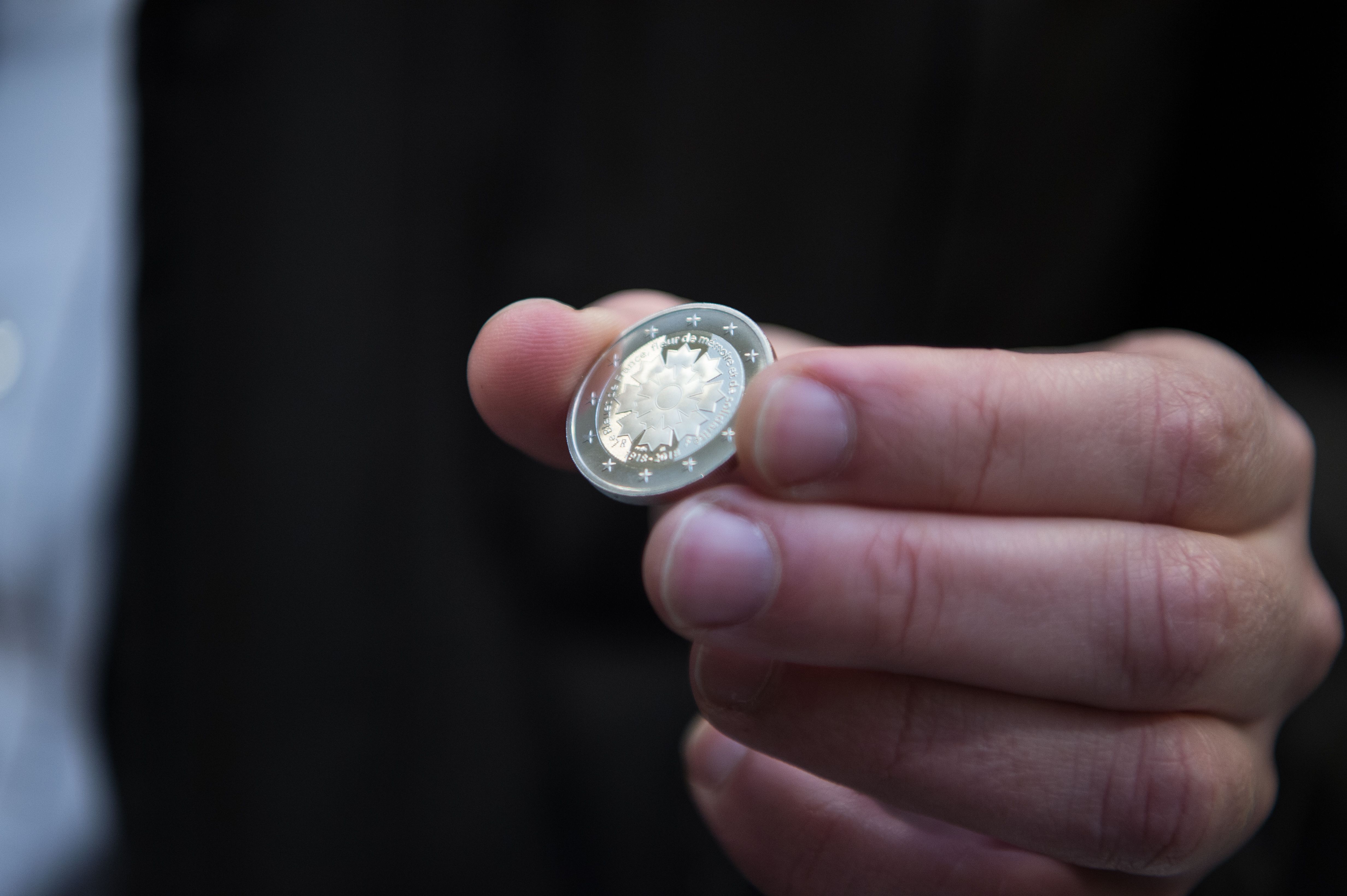 Pièce de 2 € du Bleuet de France