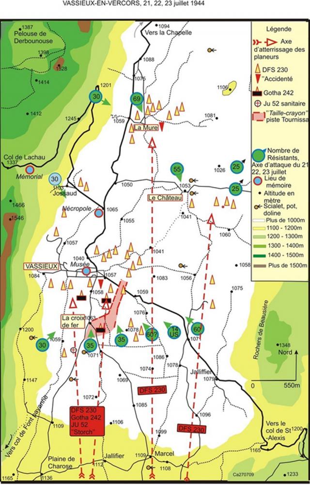 Vassieurx-en-Vercors 21 22 23 juillet 1944