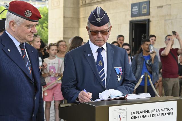 Discours lu à l'occasion du centenaire de la Flamme