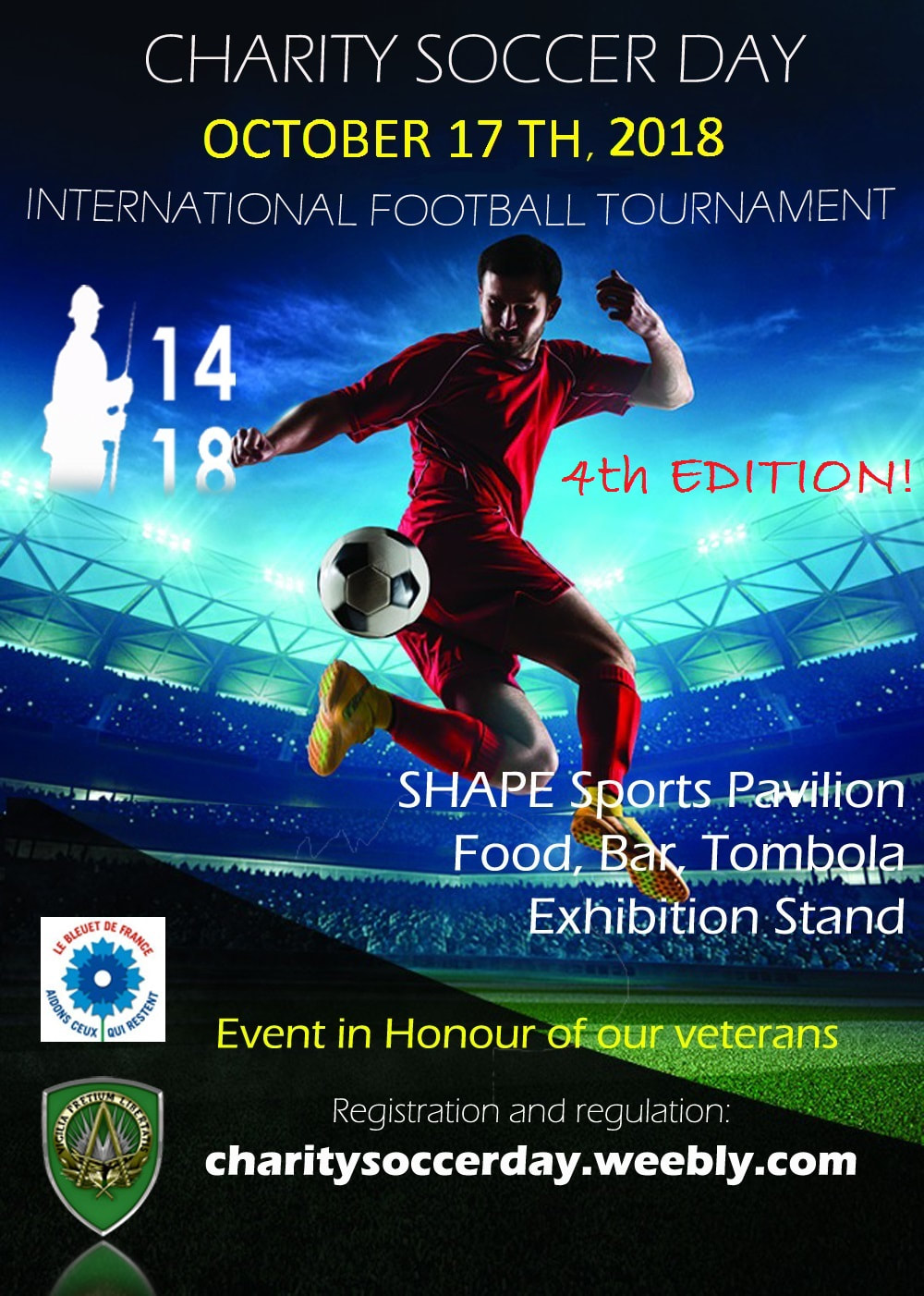 affiche du Charity Soccer Day 2018