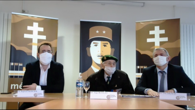 Un t&eacute;moignage qui se fait en distanciel du fait du contexte sanitaire